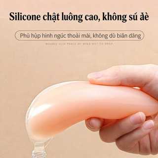Áo lót silicon vô hình, độ bám mạnh, không dấu vết, phù hợp với váy cưới hở lưng