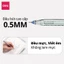 Combo 5/10/20 Bút Bi Deli EQ32 Ngòi 0.5mm Nét Thanh Mảnh Màu Pastel Cho Học Sinh Sinh Viên Văn Phòng