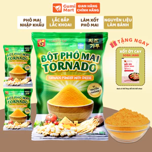 Combo 3 Bột Phô Mai Lắc Tomato T&P Gói 100g, Bột Phô Mai Lắc Khoai, Gà Rán, Nguyên Liệu Làm Bánh