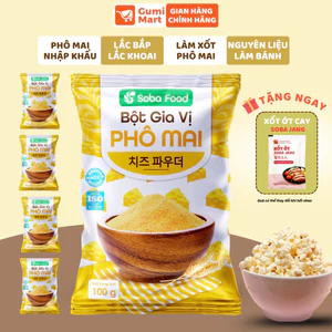 Combo Bột Phô Mai Hàn Quốc Tomato T&P Gói 100g, Lắc Khoai Tây, Bắp Rang, Sốt Phô Mai, Pudding