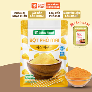 Bột Phô Mai Hàn Quốc Gói 1kg Soba Food Bột Phô Mai Lắc Khoai Tây Chiên, Gà Rán, Bắp Rang- SBPM15