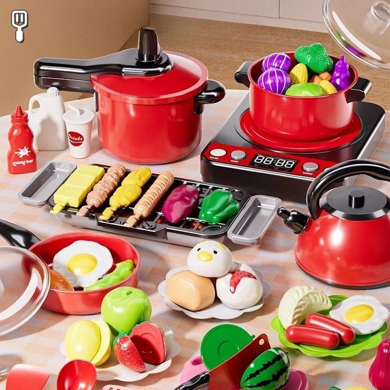 Bộ đồ chơi nấu ăn nhà bếp cho bé,Bộ đồ chơi nhà bếp mô phỏng,Bộ đồ chơi nhà bếp 71 mảnh,Quà tặng sinh nhật