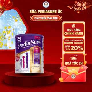 Sữa PediaSure Úc Vị Vani Hộp 850g Giúp Bé Cao Lớn Phát Triển Toàn Diện, Tăng Sức Đề Kháng