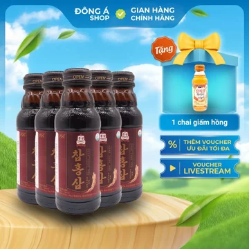 Nước Hồng Sâm Cham Hong Sam (chai 100ml) chiết xuất từ Hồng Sâm 6 tuổi