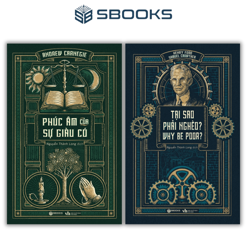 Sách - Tại Sao Phải Nghèo + Phúc Âm Của Sự Giàu Có - SBOOKS