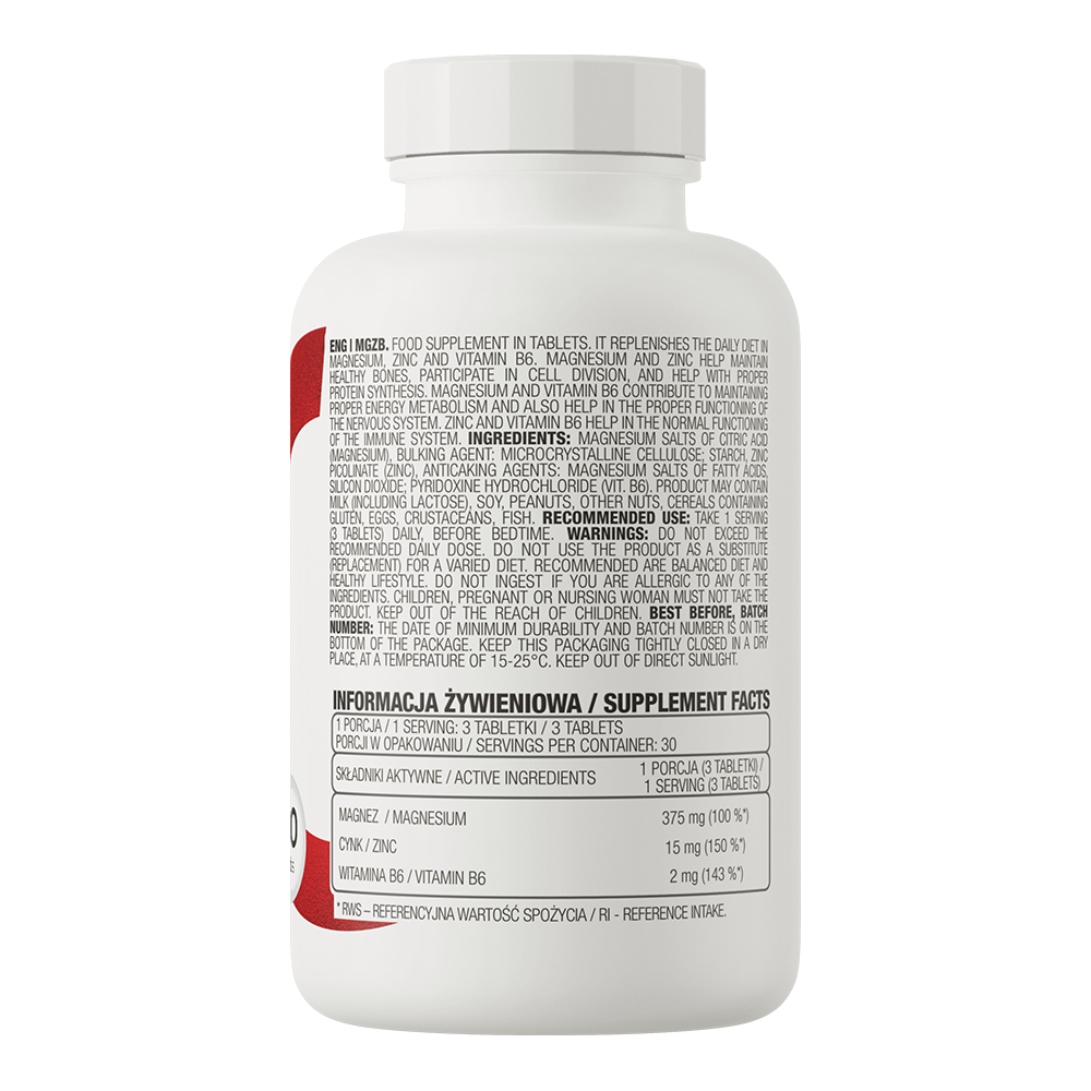 Viên Uống Vitamin Ostrovit MgZB Ultra Hỗ Trợ Tăng Sinh Lý, Cải Thiện Giấc Ngủ, Cơ Bắp