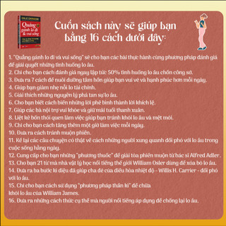 Sách - Quẳng Gánh Lo Đi Và Vui Sống - Khổ Lớn, Tái Bản 2024 - Tiên Phong Books