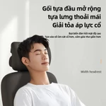 INSY Ghế Văn Phòng Xoay Có Bánh Xe - Ngả Lưng Rộng Kèm Tựa Chân, Xoay 360°, Gối Tựa Đầu Tự Động, Đệm Rộng & Lưng Lưới — ảnh 4