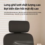 INSY Ghế Văn Phòng Xoay Có Bánh Xe - Ngả Lưng Rộng Kèm Tựa Chân, Xoay 360°, Gối Tựa Đầu Tự Động, Đệm Rộng & Lưng Lưới — ảnh 3