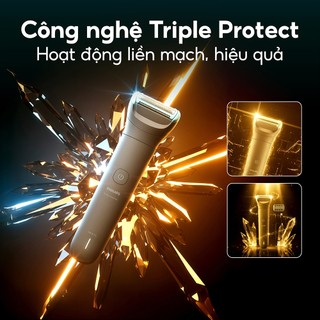 Máy làm sạch lông cho nam Philips Body Groomer 3000 Series BG3470/15