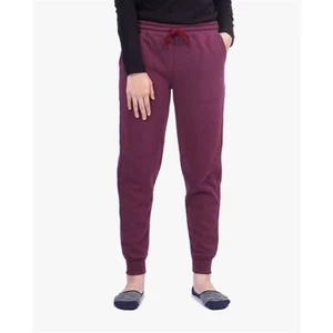 Quần Nỉ Bông Nữ Dáng Jogger Bo Gấu, Lót Bông Mềm Ấm Mùa Đông