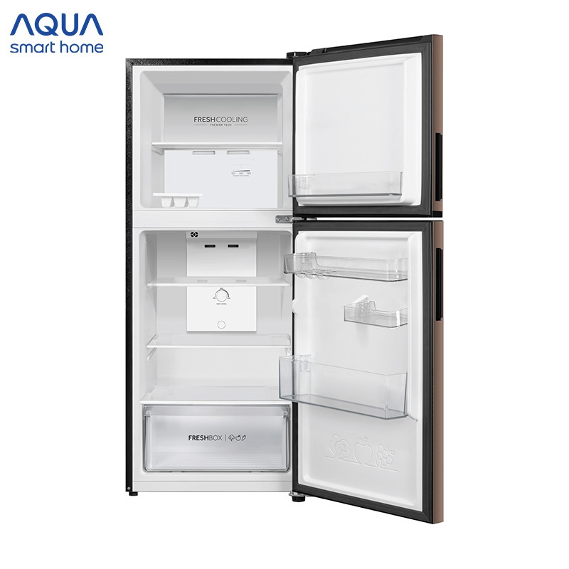 LIVE - Tủ Lạnh Aqua 2 cánh Inverter 189 lít Màu Hồng AQR-T220FA(PS) - Bảo hành tận nhà - Freeship