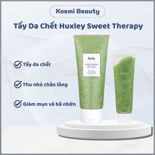 Gel tẩy da chết Huxley tẩy tế bào chết Huxley mini dưỡng ẩm làm sạch da thu nhỏ chân lông 30g - Kosmi Beauty