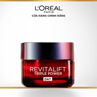 [MỚI] Kem dưỡng da ban ngày giúp giảm nhăn & tăng độ săn chắc da L'Oréal Paris Revitalift Triple Power 50ml