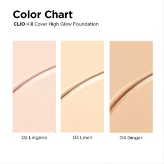 Kem nền Clio Kill Cover Founwear kem nền bền màu 24h clio High Glow Foundation căng bóng kiềm dầu - Kosmi Beauty