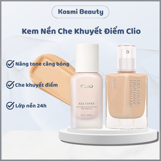 Kem nền Clio Kill Cover Founwear kem nền bền màu 24h clio High Glow Foundation căng bóng kiềm dầu - Kosmi Beauty