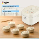 Nồi cơm tách đường Engler EL9102 lòng nồi inox 304, dung tích lớn 2L, công suất 800W, điều khiển cảm ứng 15 chế độ nấu — ảnh 4