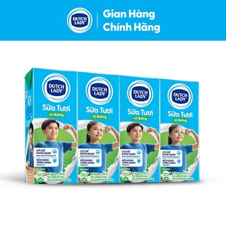Thùng 48 Hộp Sữa Tươi Tiệt Trùng Dutch Lady Có Đường 48x180ml