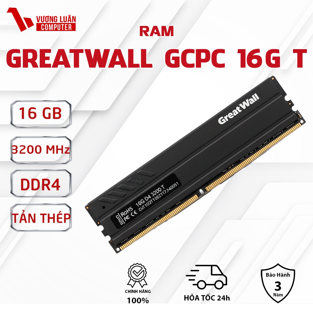 RAM Greatwall GCPC 16G D4 3200 T XMP- Chính hãng | Shopee Việt Nam
