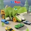 Bộ Đồ Chơi Khủng Long Nuốt 6 Xe Ô Tô Con Hợp Kim ToysLit Chất Liệu Nhựa ABS Cứng Cáp Bền Bỉ An Toàn