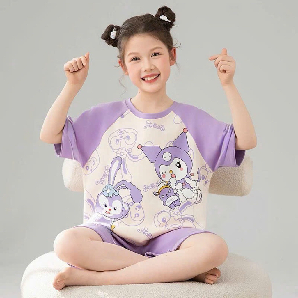 set bộ kuromi xinh sắn cho bé iu gồm 5 hình dễ thương từ 14-44kg(D20)