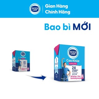 [KOL] Thùng 48 Hộp Sữa Dinh Dưỡng Dutch Lady Cao Khỏe Hương Dâu 48x110ml