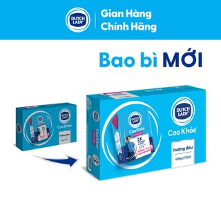 [KOL] Thùng 48 Hộp Sữa Dinh Dưỡng Dutch Lady Cao Khỏe Hương Dâu 48x110ml
