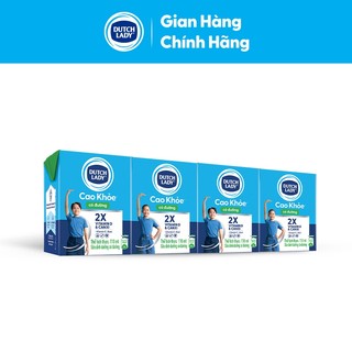 [KOL] Thùng 48 Hộp Sữa Dinh Dưỡng Dutch Lady Cao Khỏe Có Đường 48x110ml