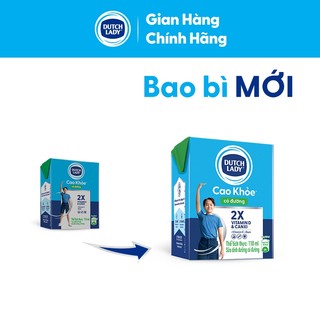 [KOL] Thùng 48 Hộp Sữa Dinh Dưỡng Dutch Lady Cao Khỏe Có Đường 48x110ml