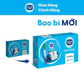 [KOL] Thùng 48 Hộp Sữa Dinh Dưỡng Dutch Lady Cao Khỏe Có Đường 48x110ml