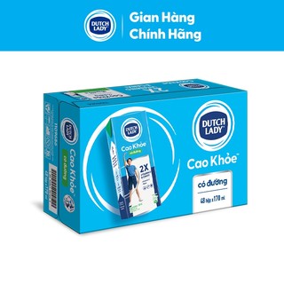 [KOL] Thùng 48 Hộp Sữa Dinh Dưỡng Dutch Lady Cao Khỏe Có Đường 48x170ml