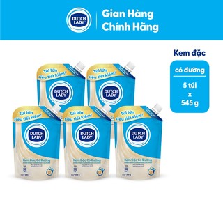 Combo 5 Túi Kem Đặc Có Đường Dutch Lady 545g/túi