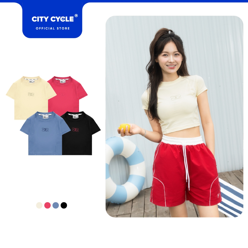 Áo Thun Croptop Spaceship Local Brand Chính Hãng City Cycle chất liệu cotton cao cấp form ôm body