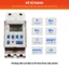Công tắc hẹn giờ bật tắt điện 220V HG30 công suất lớn 30A, 28 chương trình và có thời gian chính xác
