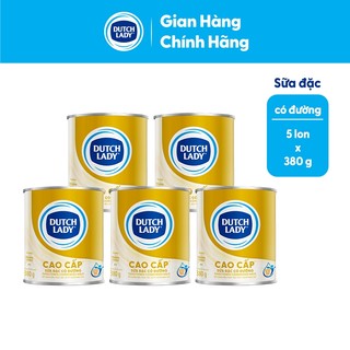 Combo 5 Lon Sữa Đặc Dutch Lady Cao Cấp 380g/lon