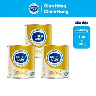 Combo 3 Lon Sữa Đặc Dutch Lady Cao Cấp 380g/lon