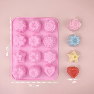 Khuôn SILICON Hình 3D Dùng Làm Đá Viên, Đá Socola, Thạch Trà Sữa, Thạch Rau Câu, Làm BÁnh Nướng, Bánh Pudding