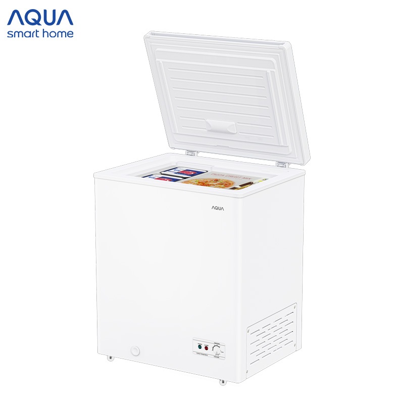 [SALE SỐC] Tủ đông Inverter AQUA 142 lít AQF-C2501EN - Làm lạnh 3D - Dàn lạnh 5 chiều - 1 ngăn đông - Freeship