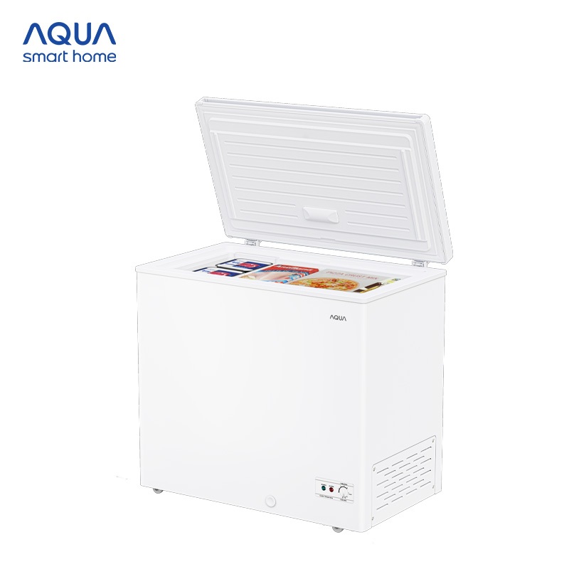 [SẢN PHẨM MỚI 2025] Tủ đông Inverter AQUA 201 lít AQF-C3001EN - Làm lạnh 3D - Dàn lạnh 5 chiều - 1 ngăn đông - Freeship