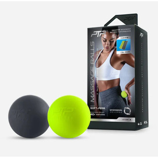 Bộ bóng Massage PTP Massage Balls Combo (6.4cm) - Đen/ Xanh Lime