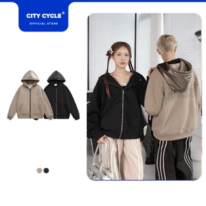 Áo khoác nỉ unisex đôi hoodie zip Local Brand Chính Hãng City Cycle Áo khoác “Gánh team” Hurt My Back