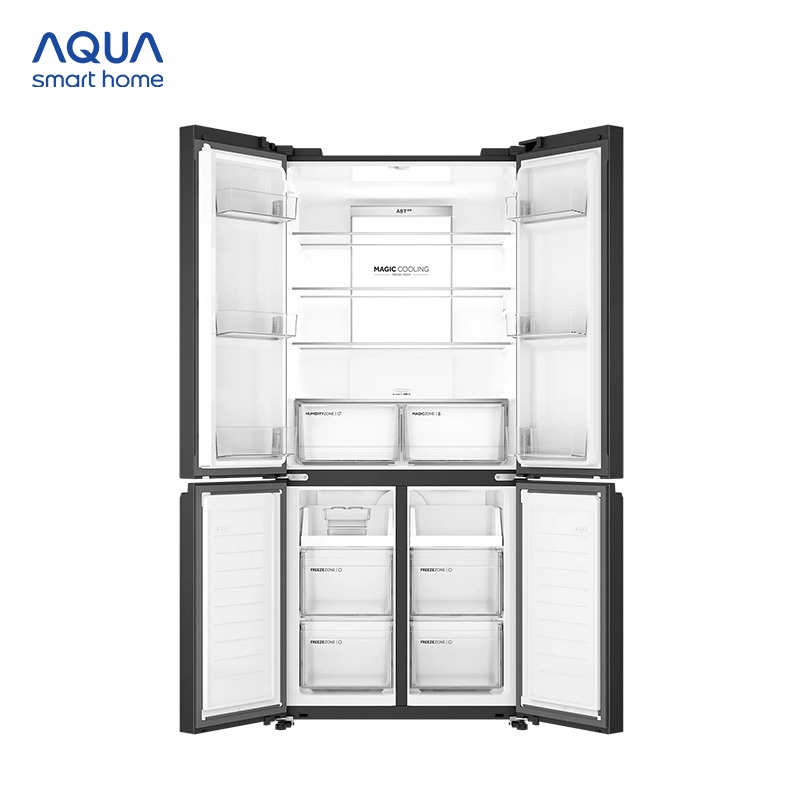 Tủ lạnh Multi Door Aqua Inverter 529 lít AQR-M600XA(GB) - Bảo hành 2 năm - Freeship toàn quốc