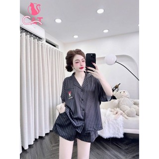 Đồ ngủ đùi tay ngắn in họa tiết 3D sắc nét (DB148)