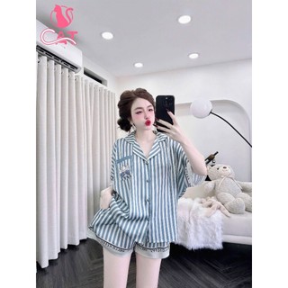 Đồ ngủ đùi tay ngắn in họa tiết 3D sắc nét (DB148)