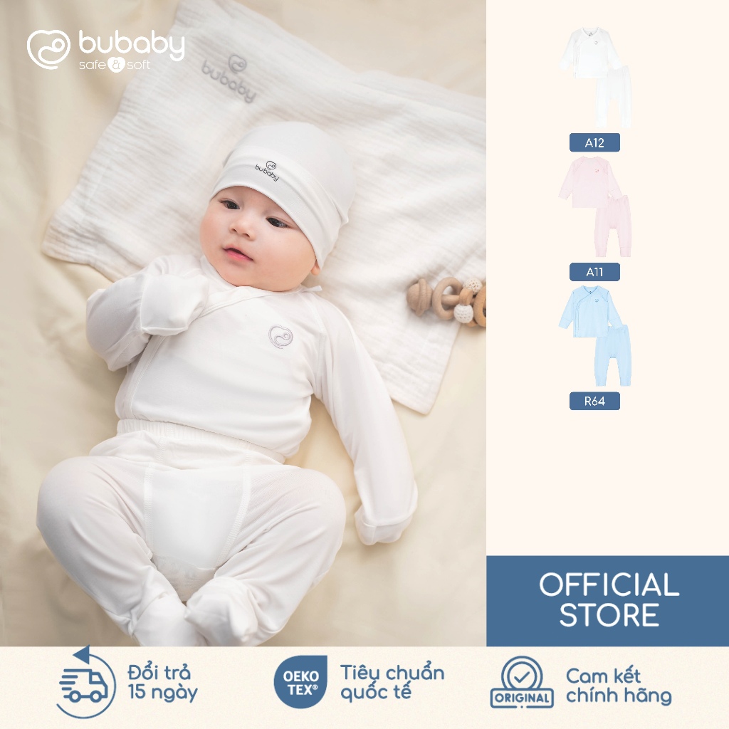 Bộ Quần Áo Sơ Sinh cho bé chất liệu Sợi Tre Đan Mạch Bambus BU Baby ...