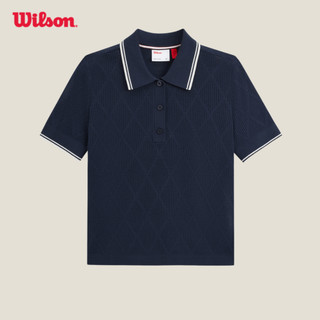Wilson Addison Knit Polo Áo Polo Nữ Thể Thao WW00513531DBC