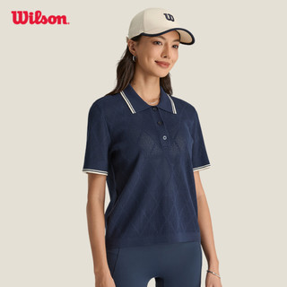 Wilson Addison Knit Polo Áo Polo Nữ Thể Thao WW00513531DBC