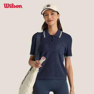 Wilson Addison Knit Polo Áo Polo Nữ Thể Thao WW00513531DBC