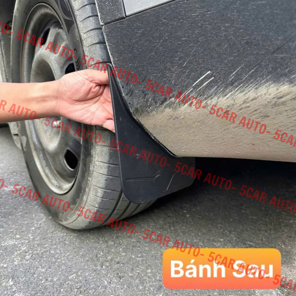 Bộ 4 Chắn Bùn 3D Cho Xe Vinfast Limo Green/ MPV7 chất liệu nhựa dẻo đàn hồi,- Tự lắp đặt dễ dàng