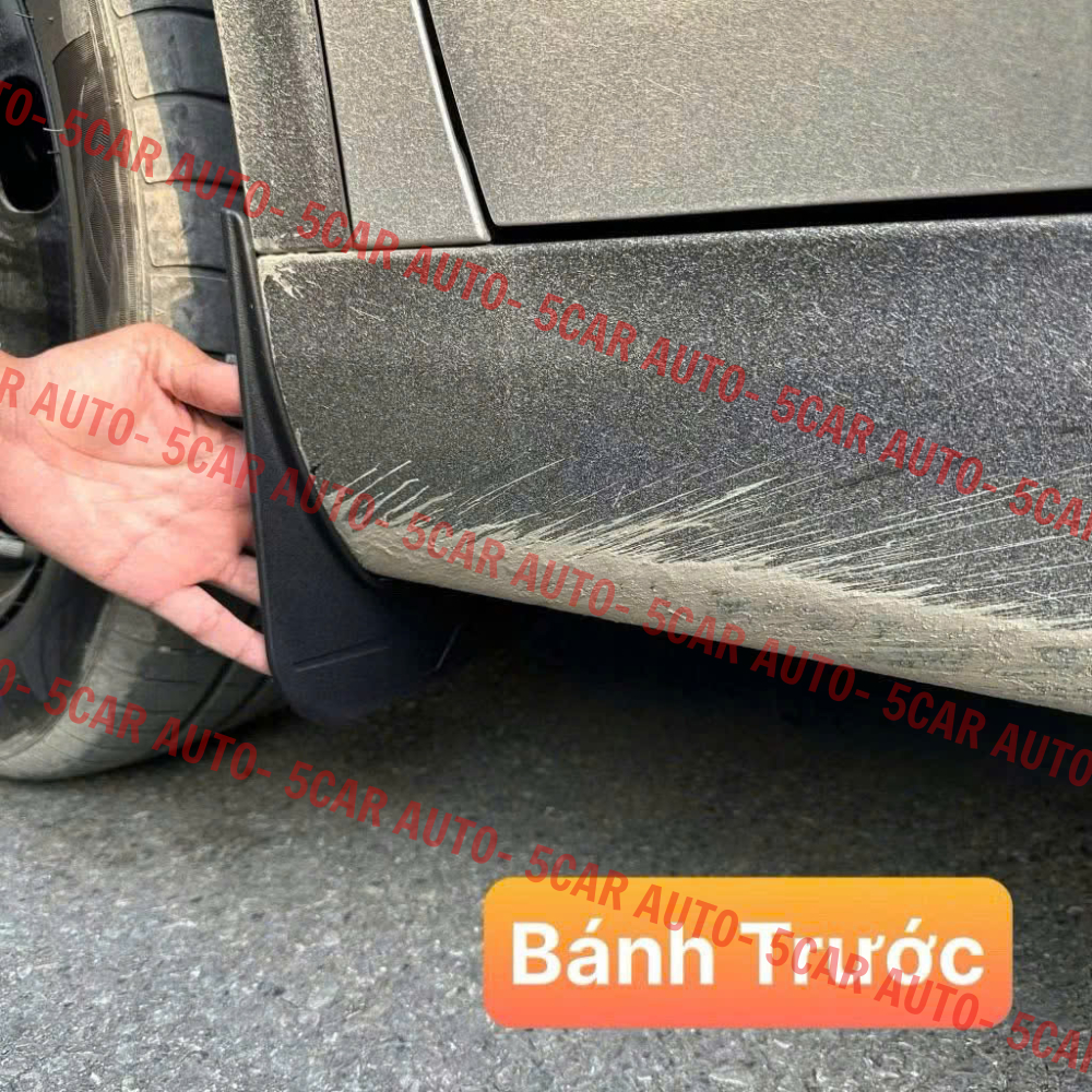Bộ 4 Chắn Bùn 3D Cho Xe Vinfast Limo Green/ MPV7 chất liệu nhựa dẻo đàn hồi,- Tự lắp đặt dễ dàng